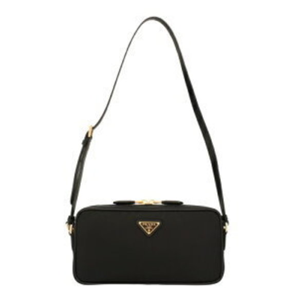 Prada TESSUTO SAFFIANO Shoulder Bag Black NERO - Picture 1 of 8